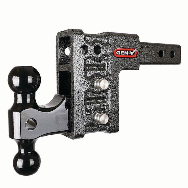 Gen-Y Hitch Mega-Duty Series, 2" Shank, 5" Drop, 16K, Hitch & Versa-Ball GH-513 - main